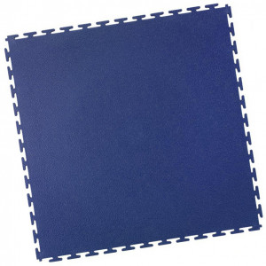 Garagevloer pvc industrie kliktegel 7 mm blauw